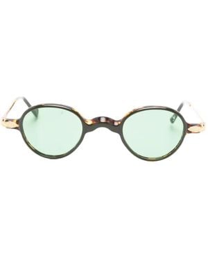 Eyepetizer Lunettes De Soleil Tango À Monture Ronde - Vert