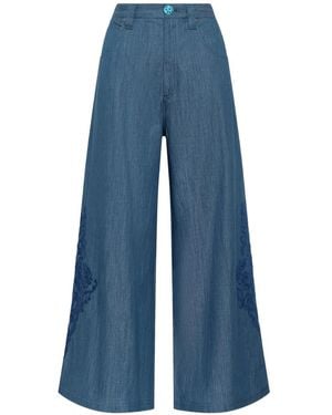 Maliparmi Belt-Loops Jeans - Blue