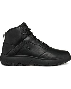 Geox Lace-Up Boots - Black
