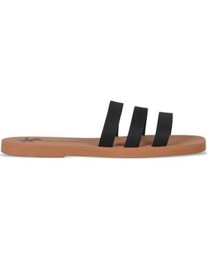 Manebí Eva Flat Sandals - Black