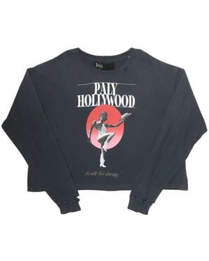 PALY Myra Breckenridge Graphic-Print Long-Sleeve T-Shirt - Blue