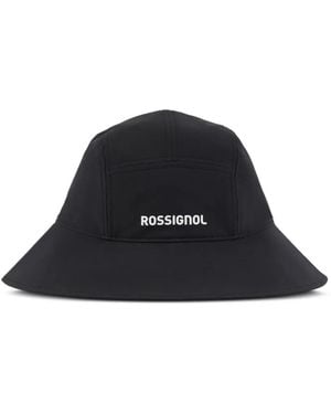 Rossignol Logo-Lettering Bucket Hat - Black