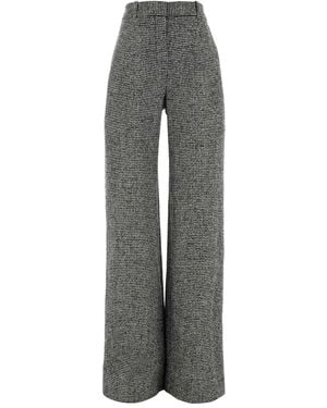 Ermanno Scervino Wool Palazzo Pants - Gray