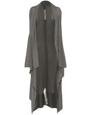 Rick Owens Asymmetrischer Cardigan - Weiß