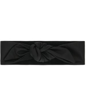 TOTEME Knot-Detail Headband - White