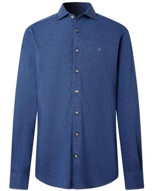 Hackett Button-Up Shirt - Blue