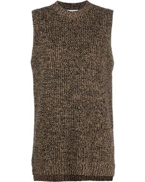 Ganni Pullover Mit Stehkragen - Mehrfarbig