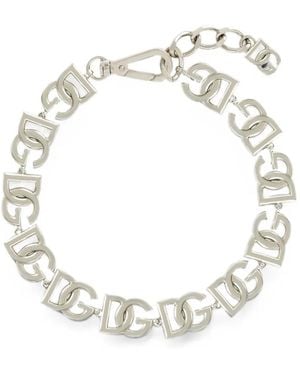 Dolce & Gabbana Dg-Logo Necklace - White
