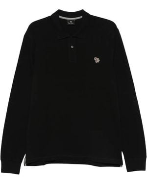 Paul Smith ゼブラロゴ ポロシャツ - ブラック