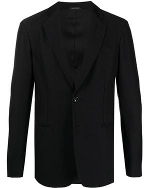 Giorgio Armani シングルジャケット - ブラック