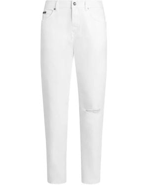 Dolce & Gabbana Vaqueros Capri - Blanco