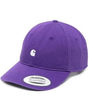 Carhartt Madison Logo-Embroidered Cap - Purple