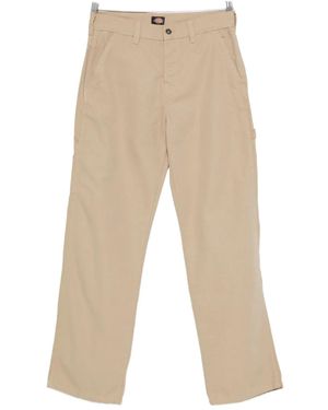 Dickies Canvas Carpenter Cotton Trousers - Natural