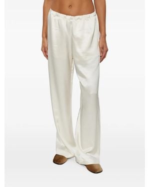 Rohe Satin-Finish Loose-Fit Pants - Natural