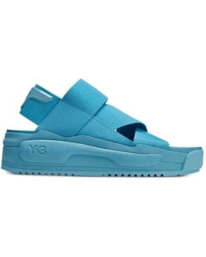 Y-3 Rivalry Paneled Sandals - Blue