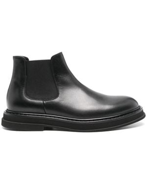 Doucal's Leather Boots - Black