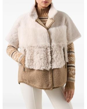 Bogner Lexy Jacke Aus Shearling-Lammleder - Natur