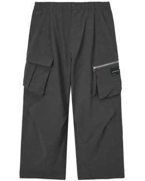 FIVE CM Pantalones Con Bolsillos Cargo - Gris