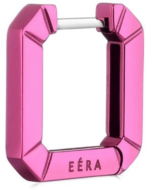 Eera Boucle D'Oreille Candy Mini En Or Blanc 18Ct - Rose