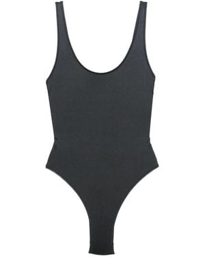 VENUJA Scoop-Neck Swimsuit - Black