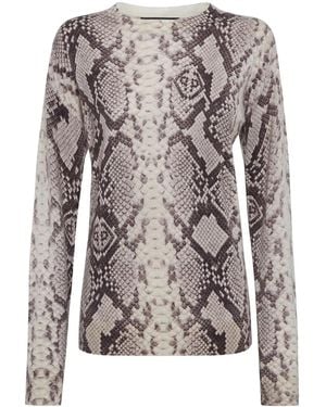 Philipp Plein Pitone Cashmere Jumper - Grey