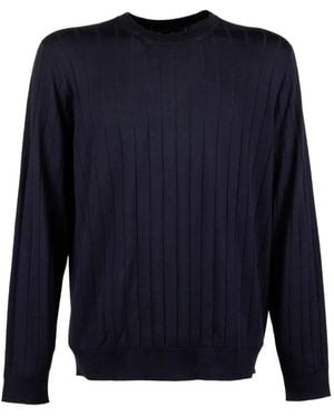 Peserico Ribbed-Knit Jumper - Blue