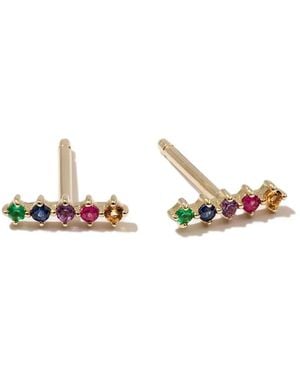 Otiumberg Bar Studs Earrings - White