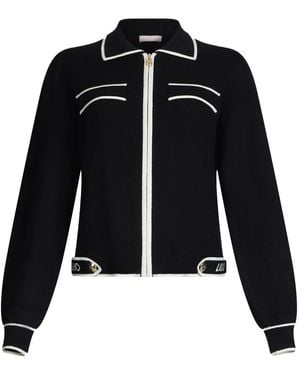 Liu Jo Cardigan Con Zip - Nero