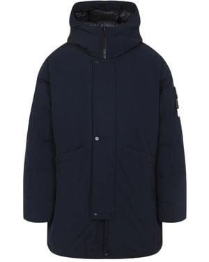 Stone Island Micro-Twill Primaloft Coat - Blue