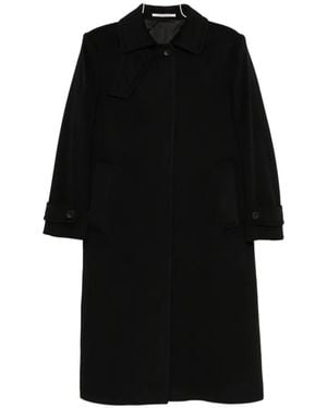 Tagliatore Bethany Button-Fastening Coat - Black