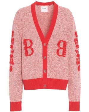 Barrie B-Logo Cashmere Cardigan - Red