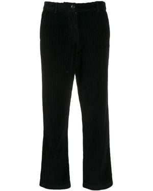 Woolrich Cropped Corduroy Trousers - Black