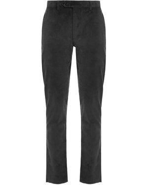 Moorer Carlon-Ves Corduroy Pants - Black