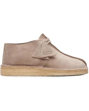 Clarks Desert Trek Suede Shoes - Brown