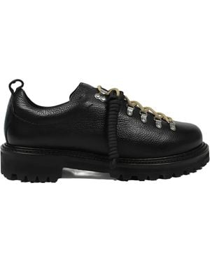 G.H. Bass & Co. Lace-Up Leather Trainers - Black