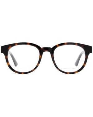 Gucci Runde Brille - Schwarz