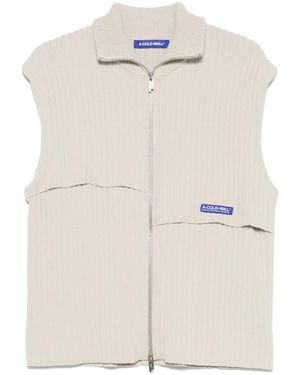 A_COLD_WALL* Gilet Con Design A Inserti - Neutro