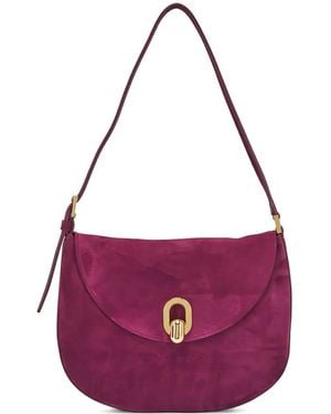 SAVETTE Borsa A Spalla Tondo Piccola - Viola