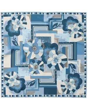 Elizabetta Piero Pocket Square - Blue