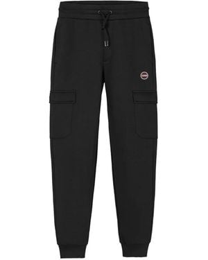 Colmar Logo-Patch Track Trousers - Black