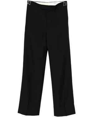 McQueen Pantalones con cierre con hebilla - Negro
