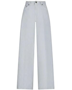 Haikure Bethany Twill Trousers - White