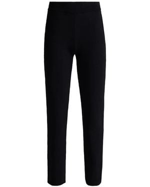 St. John Pantalones Legacy de punto - Negro