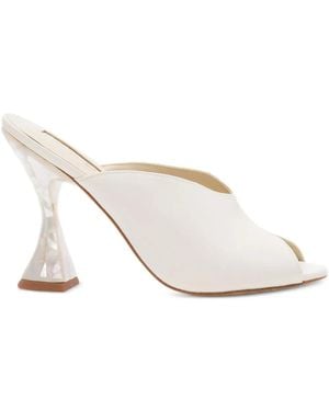 freya rose Mimi Peep-Toe Sandals - White