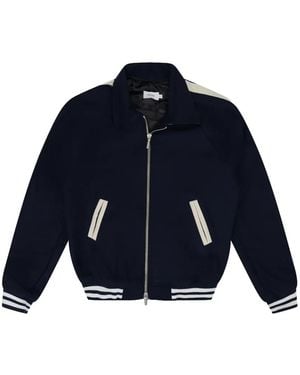 Rhude Signature Paneled Bomber Jacket - Blue