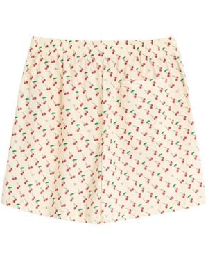 Valentino Garavani フローラル ショートパンツ - ナチュラル
