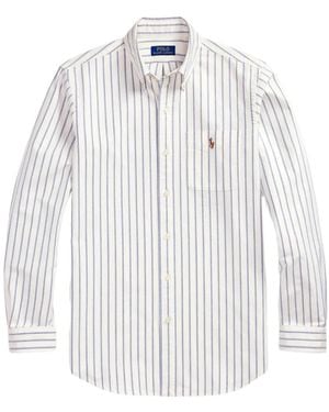 Polo Ralph Lauren Striped Oxford Shirt - White