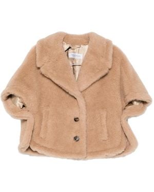Max Mara Buttoned Jacket - Natural