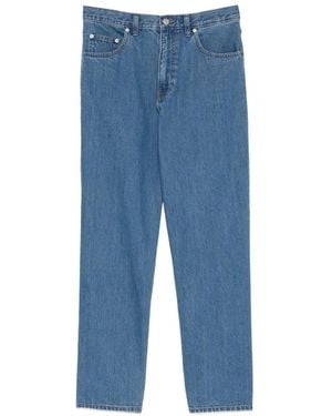 SPORT b. by agnès b. Logo-Embroidered Jeans - Blue