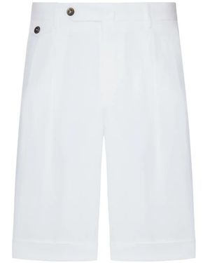 PT Torino Belt-Loops Shorts - White